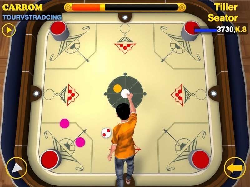 Carrom Turbo Racer Gameplay